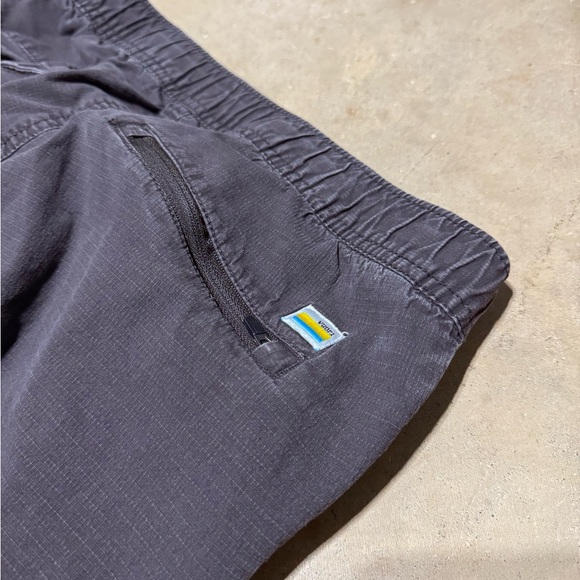 Vuori Ripstop Climber Pants Mens M Purple Hiking Elastic Waist Drawstring - Picture 6 of 7